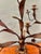Vintage Italian or French Style Solid Brass Five-Light Floral Tole Candelabra With Original Gilt Finish For Sale - Image 10 of 14