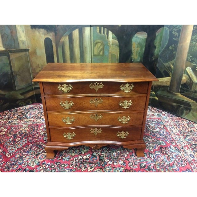 English Vintage Bachelor Chest, Four Drawer Chest, Statton Furniture For Sale - Image 3 of 16