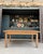Tan Vintage Farmhouse Table, 1950s For Sale - Image 8 of 12