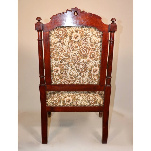 Brown Circa 1910 French Louis XVI Style Armchairs - a Pair For Sale - Image 8 of 12