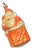 Vintage Glass Christmas Santa Claus Ornament, 1920s For Sale