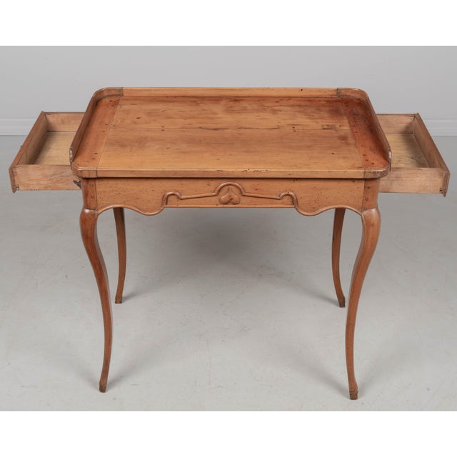 Wood 18th Century French Louis XV Side Table or Desk For Sale - Image 7 of 9