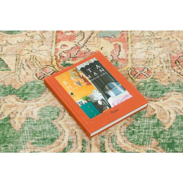 Emerald Vintage Turkish Pictorial Eagle Rug in Emerald Green - Rug & Kilim, 1950–1959 For Sale - Image 8 of 9