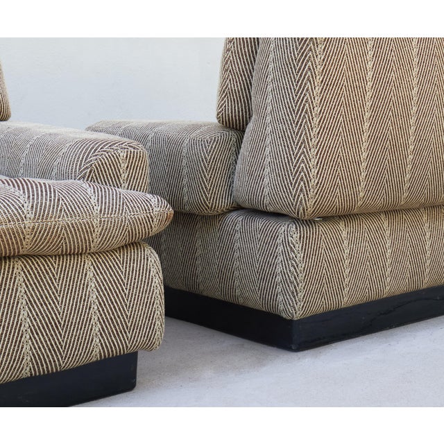 Vintage Lounge Chairs from Saporiti, 1970s, Set of 2 For Sale - Image 10 of 14