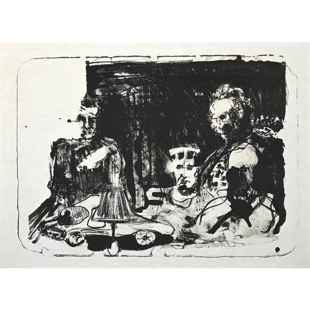 Imaginary Characters is an original lithograph realized by Jean Pierre Chaput (1935) in 1960. Good condition, no...
