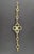 Superb and rare 19th-century bracelet in 18-karat yellow gold with four cabochon heliotrope jasper stones in the shape of...