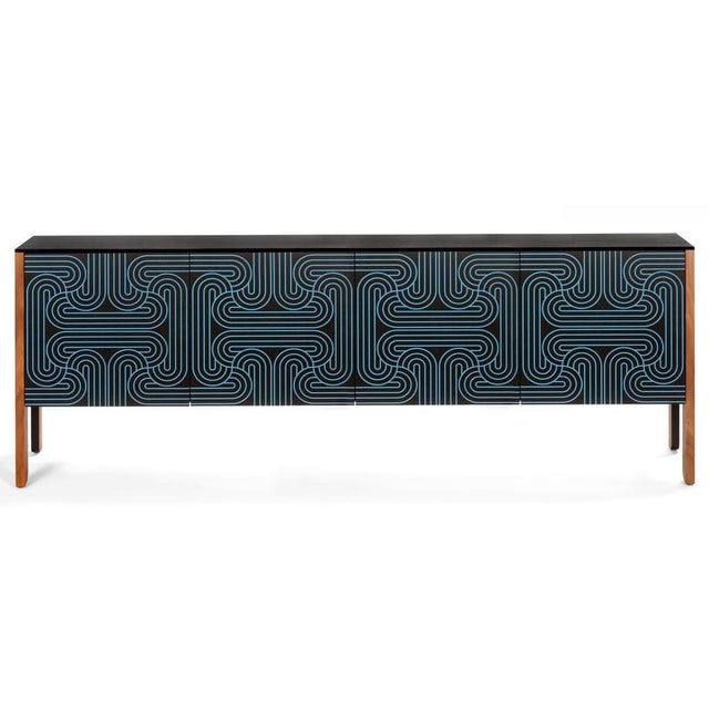 Four Door Loop Sideboard by Nell Beale For Sale - Image 6 of 14