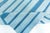 Mid 20th Century Doris Leslie Blau Vintage Indian Dhurrie Striped Blue Rug For Sale - Image 5 of 7