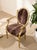 Antique French Louis XVI Style Giltwood Armchair For Sale - Image 4 of 12
