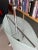 80s Monumental Glass Panel Steel Lamp Postmodern Fontana Arte Fratelli Martini Ponti Tronconi Style For Sale - Image 10 of 12
