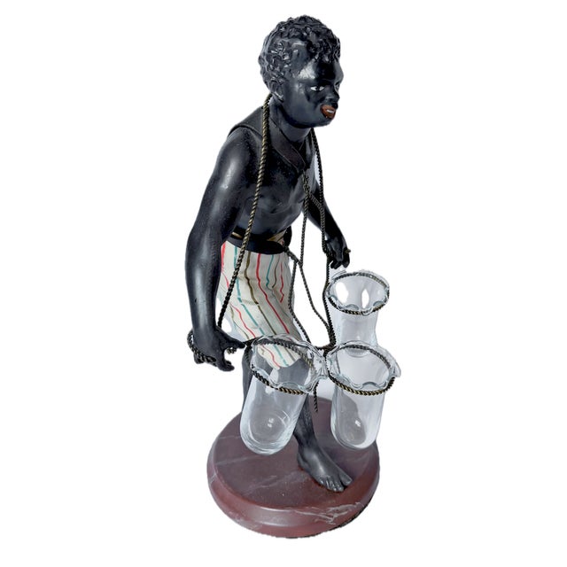 Hollywood Regency Vintage Petite Choses Figural Triple Bud Vase For Sale - Image 3 of 11
