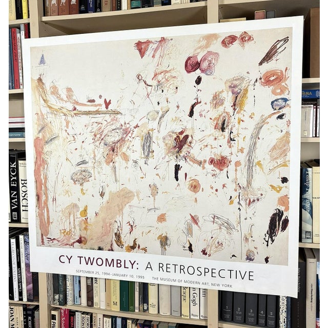 Cy Twombly "Untitled 1961" Large Original 1994 Retrospective the Museum of Modern Art Exhibition Poster For Sale - Image 11 of 13