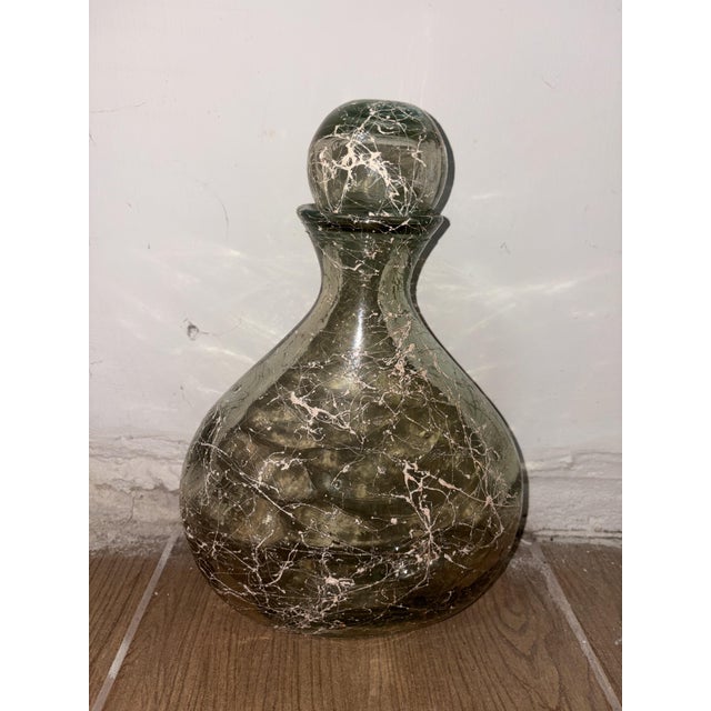 Mid-Century Glass Decanter, 1950s For Sale - Image 8 of 8