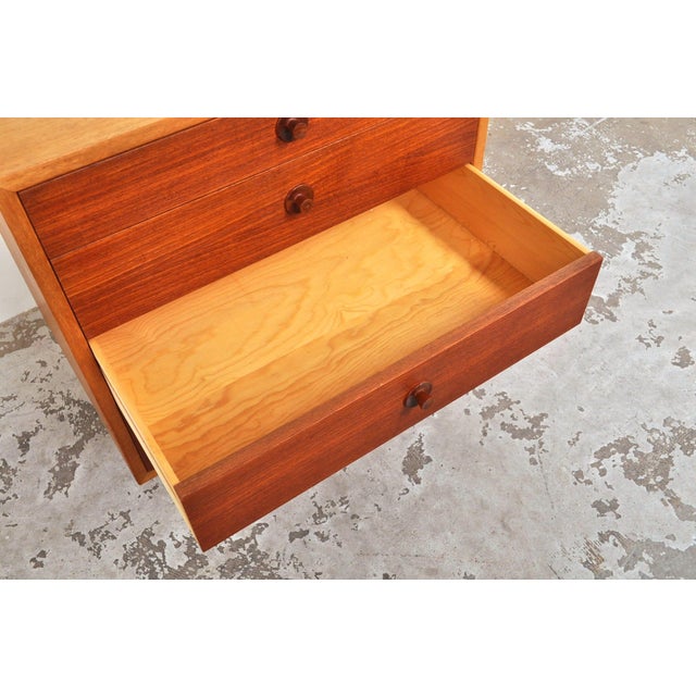 Danish Oak and Teak Chest of Drawers by Børge Mogensen for Karl Andersson & Söner, 1960s For Sale - Image 9 of 11