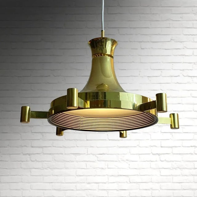 Mid-Century Modern Pendant Lamps from Fagerhults Belysning, Sweden, 1960s, Set of 2 For Sale - Image 9 of 9