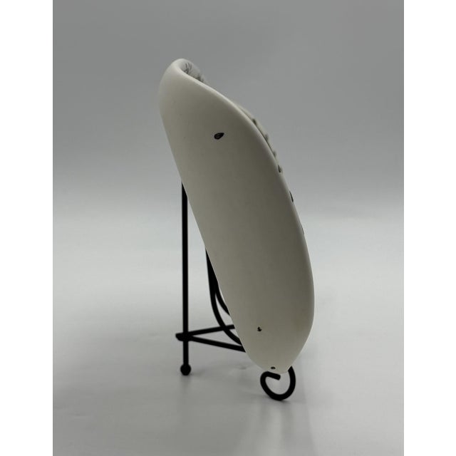 1980s Emilia Castillo Porcelain & Pure Silver Serving Platter, Mexican Modernism For Sale In Los Angeles - Image 6 of 18