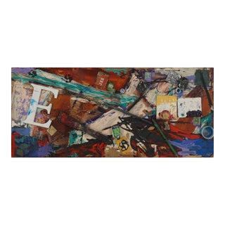 "The Artist's Floor" - Abstract Assemblage by Michael Pauker For Sale
