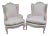 Trouvailles Louis XV Style Fauteuil Bergere/Pair For Sale