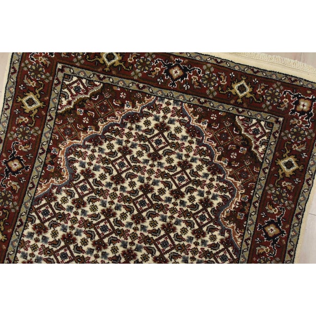 Tabriz Mahi Runner 2’9” X 27’1” Ivory Wool Traditional Hand-Knotted Rug For Sale In Philadelphia - Image 6 of 12