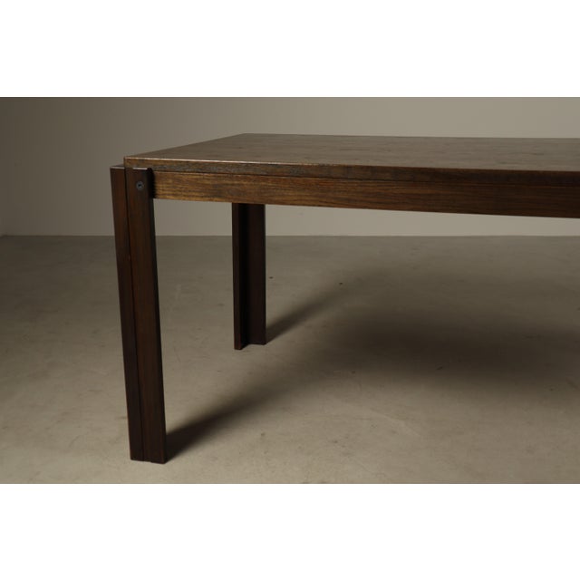 Wood Extendable Oak Dining Table by Azs Meubelen, Netherlands, 1970s For Sale - Image 7 of 16