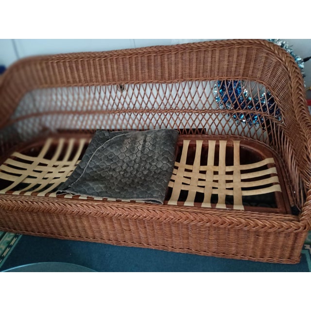 Vintage Henry Link Wicker Furniture Set For Sale - Image 17 of 18