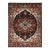 9x12 Timeless Oriental Navy Traditional Medallion Hand Knotted Wool Carpet Rug For Sale
