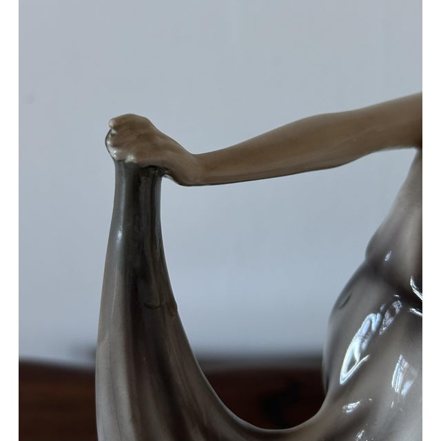 Art Deco Sculpture of a Dancer by Josef Lorenzl for Goldscheider Austria, 1920s-1940s For Sale - Image 10 of 18
