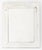 Folk Art White Painted Carved Wood Framed Mirror For Sale - Image 4 of 5