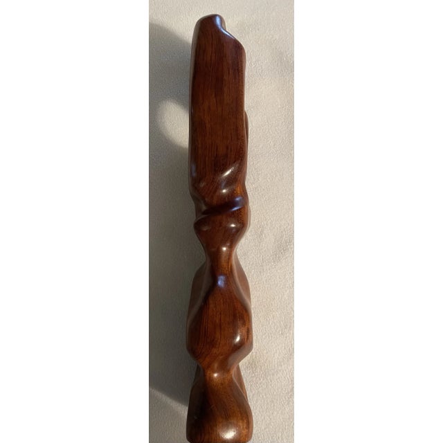 1950s Hand Carved Wooden Standing Totem Type Figure by Paul Richard (Dick) Perras For Sale - Image 4 of 12
