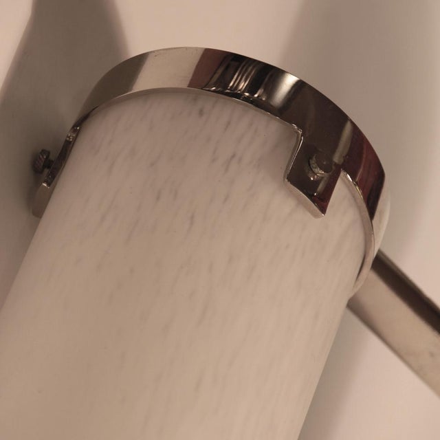 French Art Deco Petitot Style Ceiling Light, 1940s For Sale - Image 11 of 13