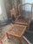 1950s Chippendale Rattan Wing Chair and Ottoman For Sale - Image 13 of 13