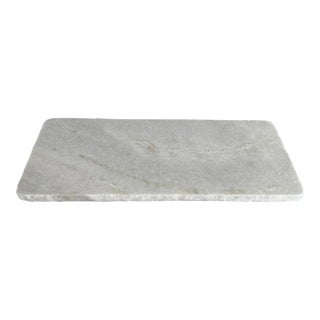 White Marble Slab Serving Tray For Sale