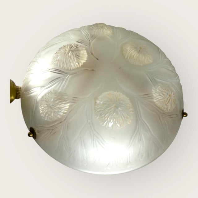 White Art Deco Pendant, France, 1920s For Sale - Image 8 of 13