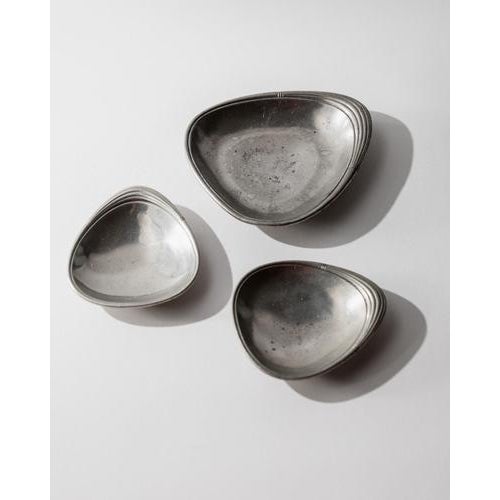 Vintage Pewter Bowls from Just Denmark, 1960s, Set of 3 For Sale - Image 11 of 11