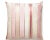 Traditional The House of Scalamandré Charlotte Stripe Pillow, Blush For Sale - Image 3 of 3