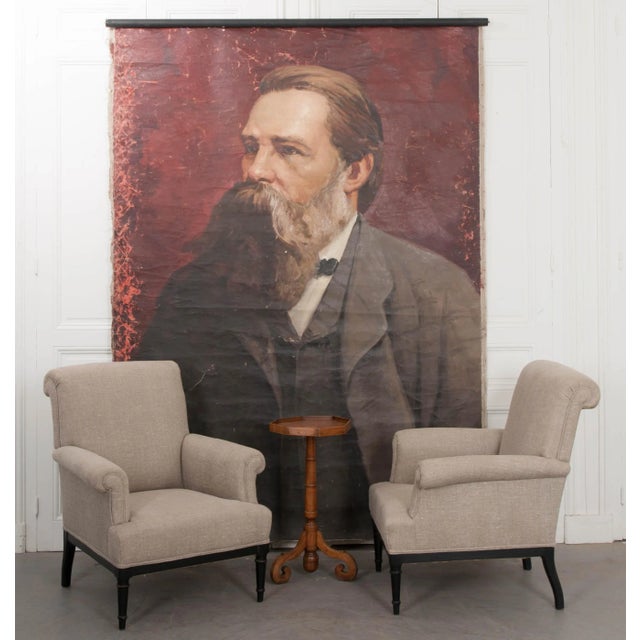 Portraiture German 19th Century Large Portrait of Friedrich Engels For Sale - Image 3 of 13
