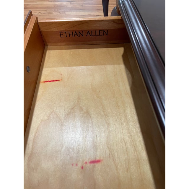 Pair of Ethan Allen Georgian Court Queen Anne Style Side Tables For Sale - Image 12 of 13