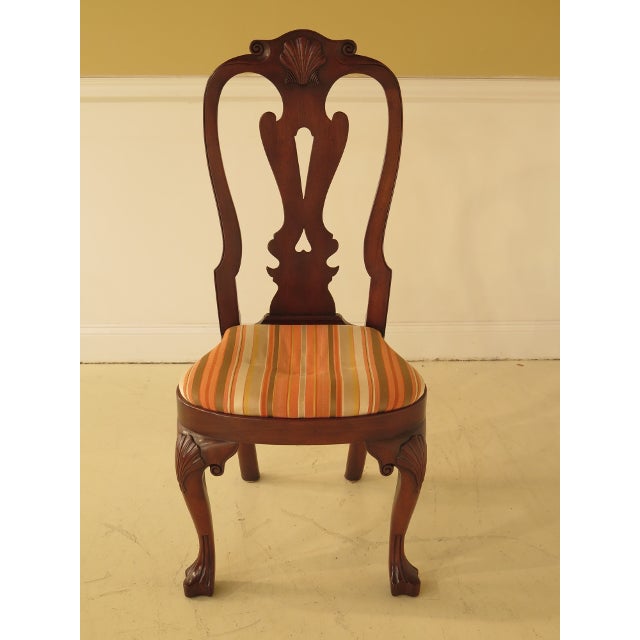 Kittinger Colonial Williamsburg Cw146 Mahogany Dining Chairs Set of