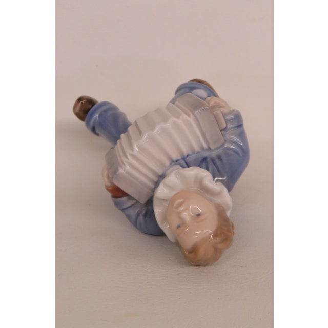 Royal Copenhagen Boy With Accordion Figurine 4587b For Sale - Image 11 of 11