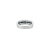 Not Yet Made - Made To Order Modernist Sapphire & Diamond Stackable Band Ring in 925 Silver- Size 8.5 For Sale - Image 5 of 11