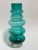 Mid 20th Century Mid 20th Century Tamara Aladin for Riihimaki Finland Large Turquoise Green Glass Vase For Sale - Image 5 of 9