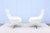 White Modern Pearson Lloyd for Coalesse Bob White Leather Swivel Lounge Chair With Headrest For Sale - Image 8 of 13
