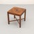 Art Deco / Amsterdam School side table from the 1920s–30s, crafted in oak with a striking inlaid tabletop using...