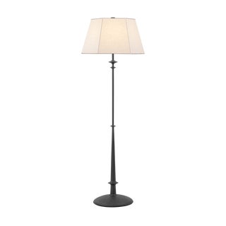 Hudson Valley Lighting Celmins 22 in. 1 Light Floor Lamp in Black Iron Finish For Sale