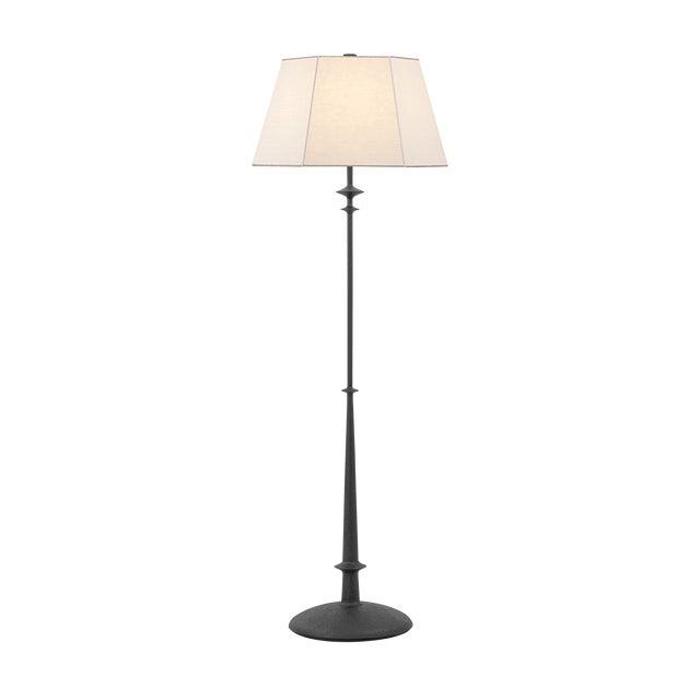 Hudson Valley Lighting Celmins 22 in. 1 Light Floor Lamp in Black Iron Finish For Sale
