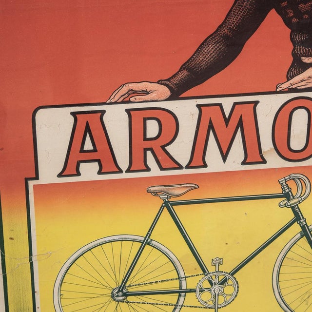20th Century Armor Bicycles Poster of Eugene Christophe, 1912 For Sale - Image 10 of 14
