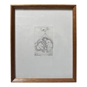 Charles Bragg Seven Deadly Sins Signed Engraving Print - Sloth