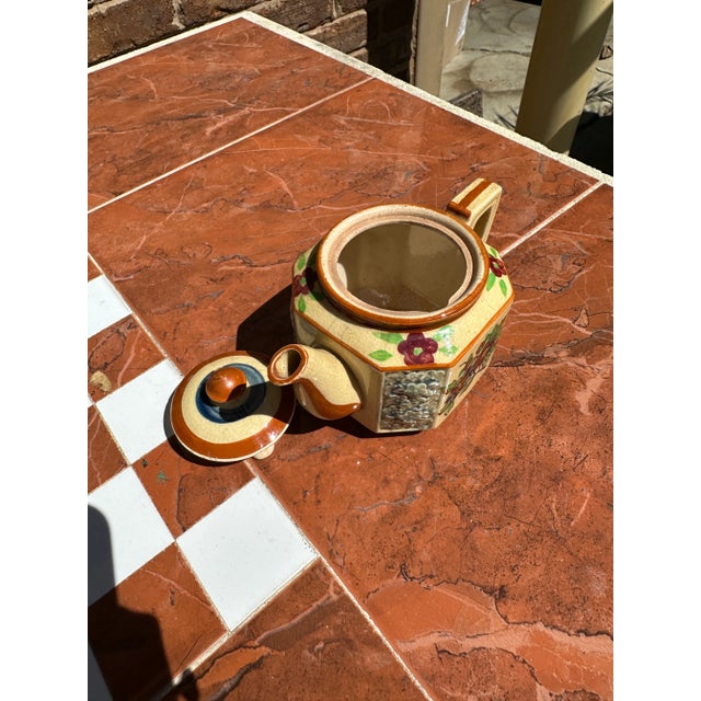 1970s Small Floral Tea Pot For Sale In Atlanta - Image 6 of 8