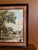 Wood Antique William H. Chandler Print Her First Love Letter Rural Village Scene Framed For Sale - Image 7 of 9