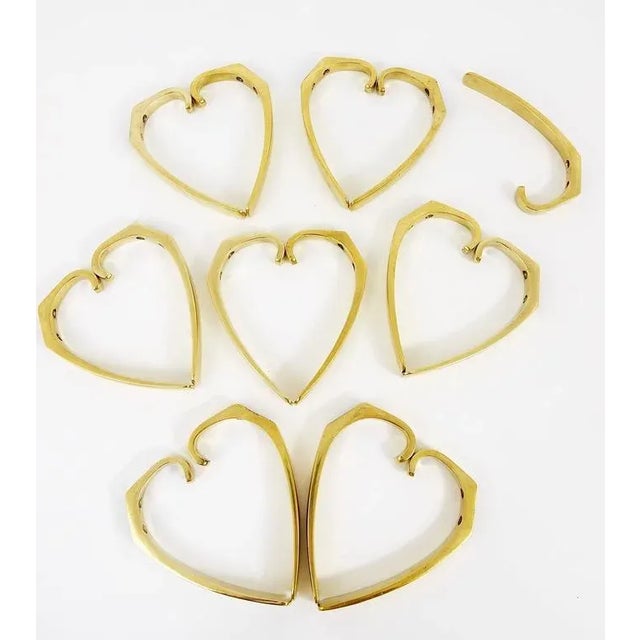 Modern Austrian Brass Wall Coat Hook from Hertha Baller, 1950s For Sale - Image 6 of 11